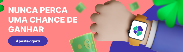 Nunca perca a chance de ganhar!